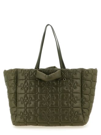 Ganni Quilted Re Tech Xxl Bolsa de compras Tote