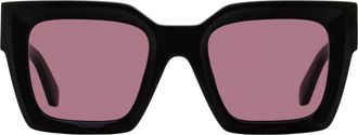 Off-white OERI13I Square Frame Sunglasses - Black