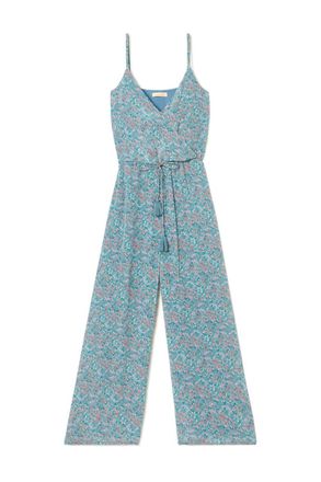 Louise Misha Womens Pasadena Jumpsuit In Storm Spring Flowers