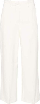 Erika Cavallini Semi Couture White Casual Pants