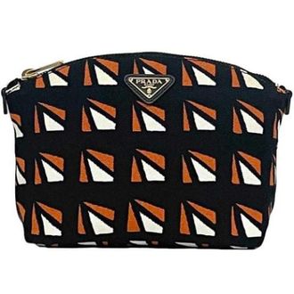 Prada Pre-owned Canvas prada-bags - Dames - Pre-owned - Veelkleurig - Maat: ONE Size Zijde