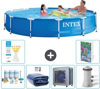 Intex Piscina Con Estructura Redonda - 366x76 Cm - 7-piezas S128