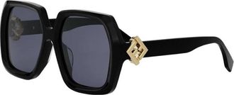 Fendi Blue Geometric Ladies Sunglasses FE40139F 01V 54