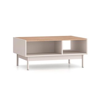 Petits Meubles Mesa de centro estratificado 89.8cm marr&oacute;n