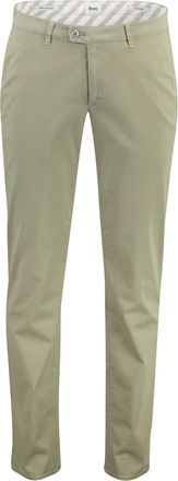 Brax Pantalon Brax Fabio flatfront wijde fit groen