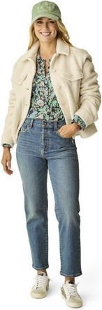 Carve Designs Rhea Boucle Trucker in Birch at Nordstrom, Size Xx-Small