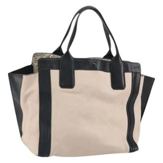 Chlo&eacute; Pre-owned Tote Bags, female, Beige, Size: ONE SIZE Pre-owned Tote Bag