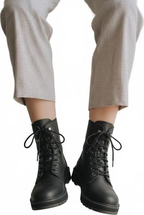 Sorel Women Hi-Line Lace Boot In Black