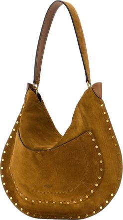 Isabel Marant Womens Camel Suede Hobo Pocket Shopping Bag Cognac Borse A Tracolla