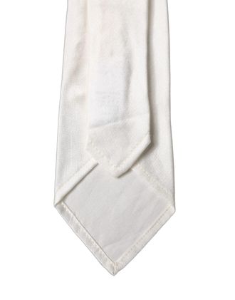 Dolce & Gabbana Silk Blend Necktie - White