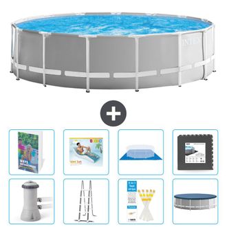 Intex Piscina Prism Frame Redonda - 457x122 Cm - 9-piezas S533