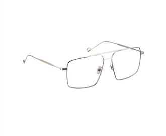 Entourage Of 7 Unisex Kenzo Square Eyeglasses In Silver