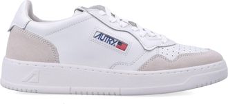 Autry Low-Top Sneakers With Smooth Leather Upper And Suede Overlays