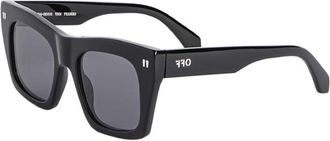 Off-white Sunglasses Square Full Rim, Shiny Pink Frame And Dark Grey Lens Oeri13Yselma3007