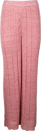Collection Priv&eacute;e Wide-Leg Linen Cotton Trousers
