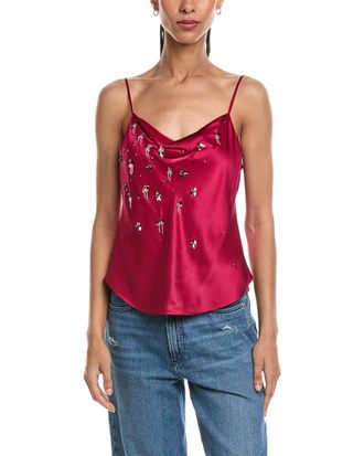 Cinq &agrave; Sept Cinq &Agrave; Sept Metal Paisley Ditsy Marta Silk Cami