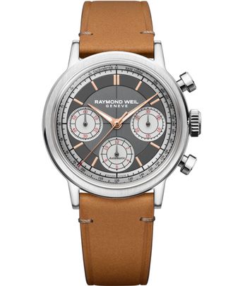 Raymond Weil Millesime Mens Brown Watch 7765-STC-60651 Leather - One Size