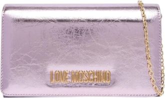 Love Moschino Crossbody Bag - Dames - Schoudertassen - Roze - ONE Size - Leer - Tassen