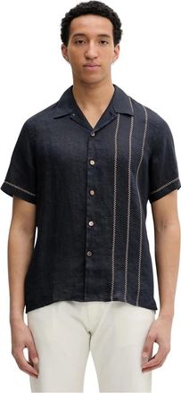 Paul Smith Heren, Overhemden, Blauw, Maat: XL Linnen