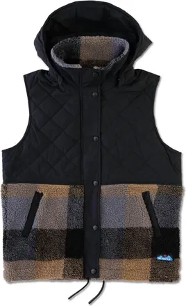 Kavu Womens Luna Peak Vest In Nightshade Plaid
