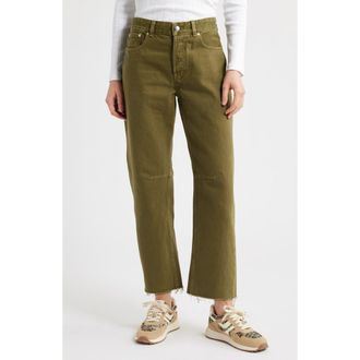 Madewell Darted Barrel Jeans in Kale at Nordstrom Rack, Size 28