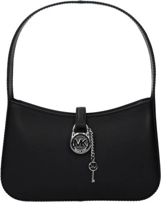 Michael Kors Luxe Leren Handtas met Elegant Design - Dames - Schoudertassen - Zwart - ONE Size - Leer - Tassen