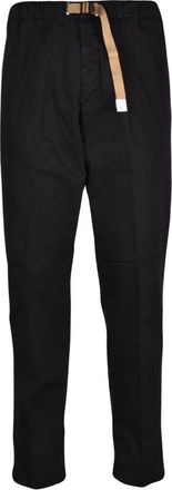 White Sand Chino Straight Broek - Heren - Straight fit broeken - Zwart - S - Katoen - Broeken