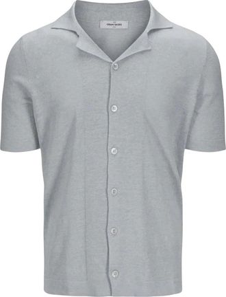 Gran Sasso Hombre, Camisas, Gris, Talla: S