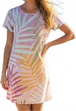 Minkpink Palm Springs Tee Dress In Multi