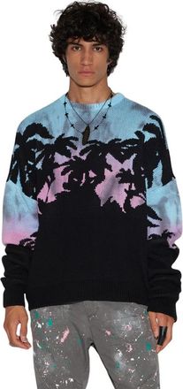 Dsquared2 Kleurrijke Pullover Sweatshirts en Hoodies - Heren - Ronde hals truien - Veelkleurig - L - Katoen - Truien & Vesten
