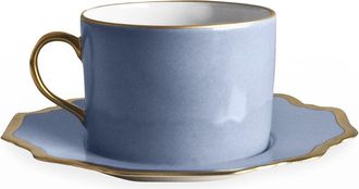 Anna Weatherley Annas Palatte Sky Blue Tea Saucer