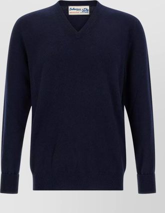 Ballantyne cashmere v-neck jumper