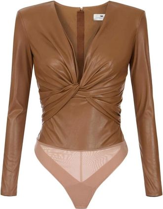 Elisabetta Franchi Mujer, Camisetas, Marr&oacute;n, Talla: M