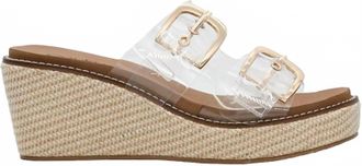 Corkys Footwear Womens Manifest Wedge In Clear