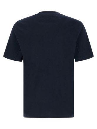 Brunello Cucinelli Mens Blue Cotton T-Shirt