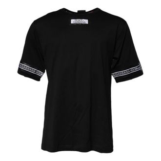 Dolce & Gabbana Heren, Tops, Zwart, Maat: XS Katoen