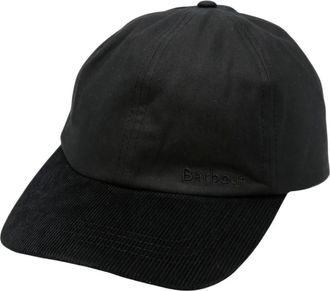 Barbour Ashby Cap - Heren - Accessoires - Zwart - Maat: ONE Size Katoen