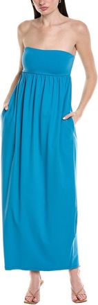 Susana Monaco Susana Monaco Tube Gathered Pocket Midi Dress