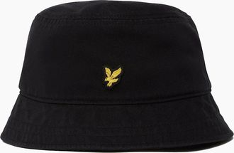 Lyle & Scott Mens Lyle & Scott Bucket Hat Jet Black - Size: ONE size
