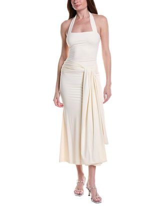 Bardot Emilia Tie Front Halter Dress