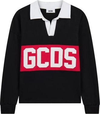GCDS Logo-print Long-sleeve Sweatshirt