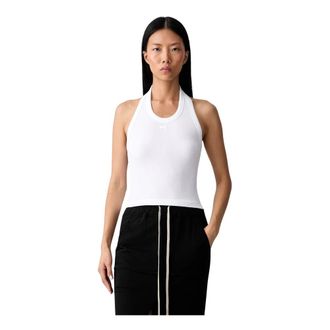 VETEMENTS Halterneck Tanktop - Dames - Tops - Wit - Maat: M Katoen