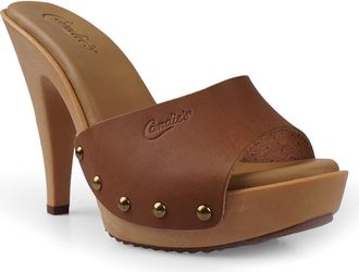 Candie's Viviana Platform Sandal in Cognac at Nordstrom, Size 10