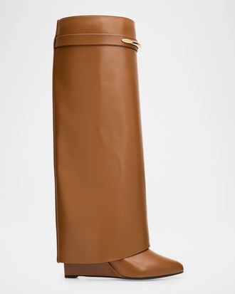 Givenchy Shark Pinch Leather Boots