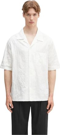 Our Legacy Heusen Short Sleeve Shirt - Heren - Korte mouwen Overhemden - Wit - M - Katoen - Overhemden