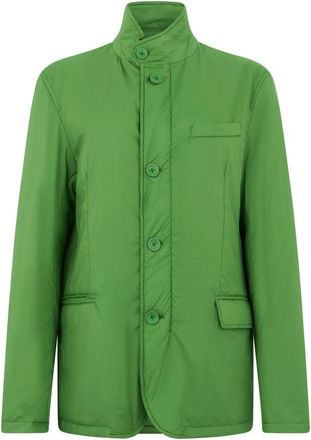 Herno Jas met opstaande kraag - Heren - Zomerjassen - Groen - XL - Jassen