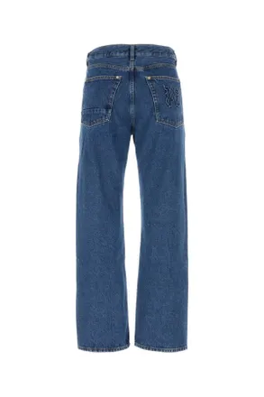 Palm Angels Pmya043r24den004 4010 Lightbluebla Exterior: Cotton Jean