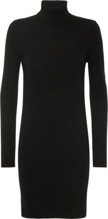 Michael Kors Elegant Gebreide Jurk - Dames - Kleedjes - Zwart - XS - Kasjmier - Kleedjes