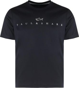 Paul & Shark Dark Blue Logo T-Shirt