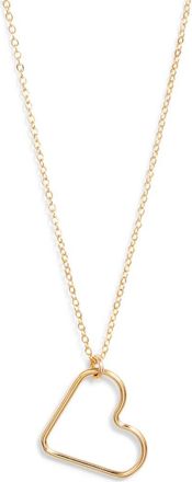 Set & Stones Mabel Heart Pendant Necklace in Gold at Nordstrom